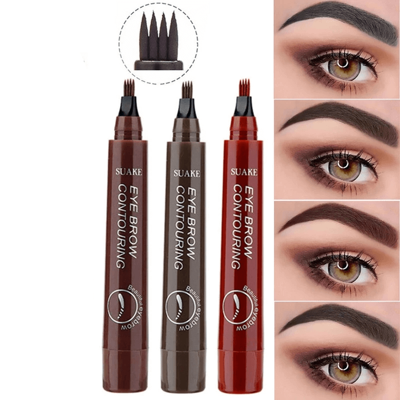 EyeShine - Crayon à sourcils précis avec 4 pointes | 1+1 GRATUIT !
