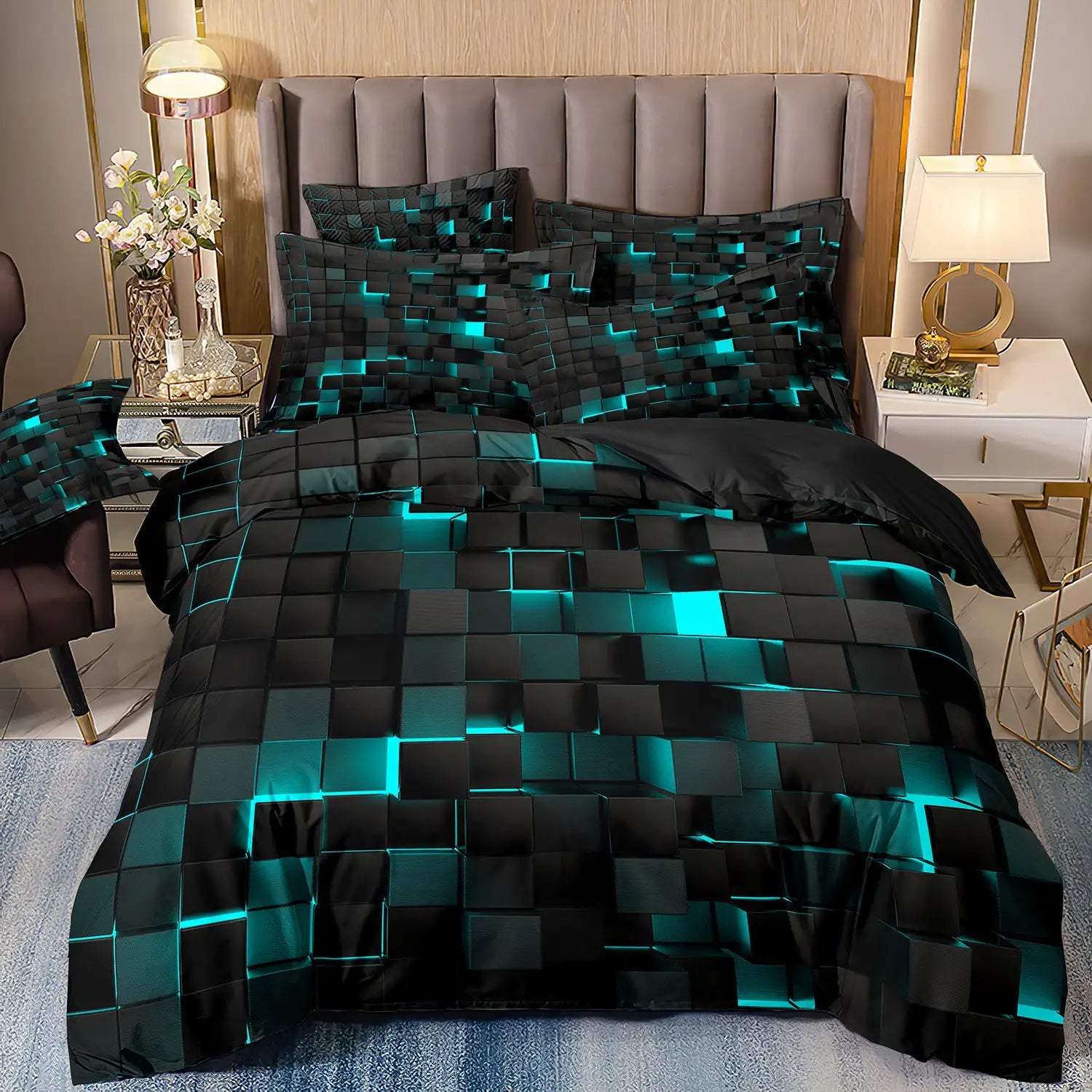 ViveLux™ 3D Gradient Cover Set — Experience Sleep Wrapped in Unmatched Softness and Vivid Color Every Night