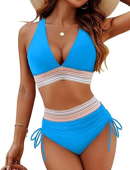 SilqueAura™ High Waisted Sculpting Bikini Set — Unleash Jaw-Dropping Curves and Confidence All Day Long