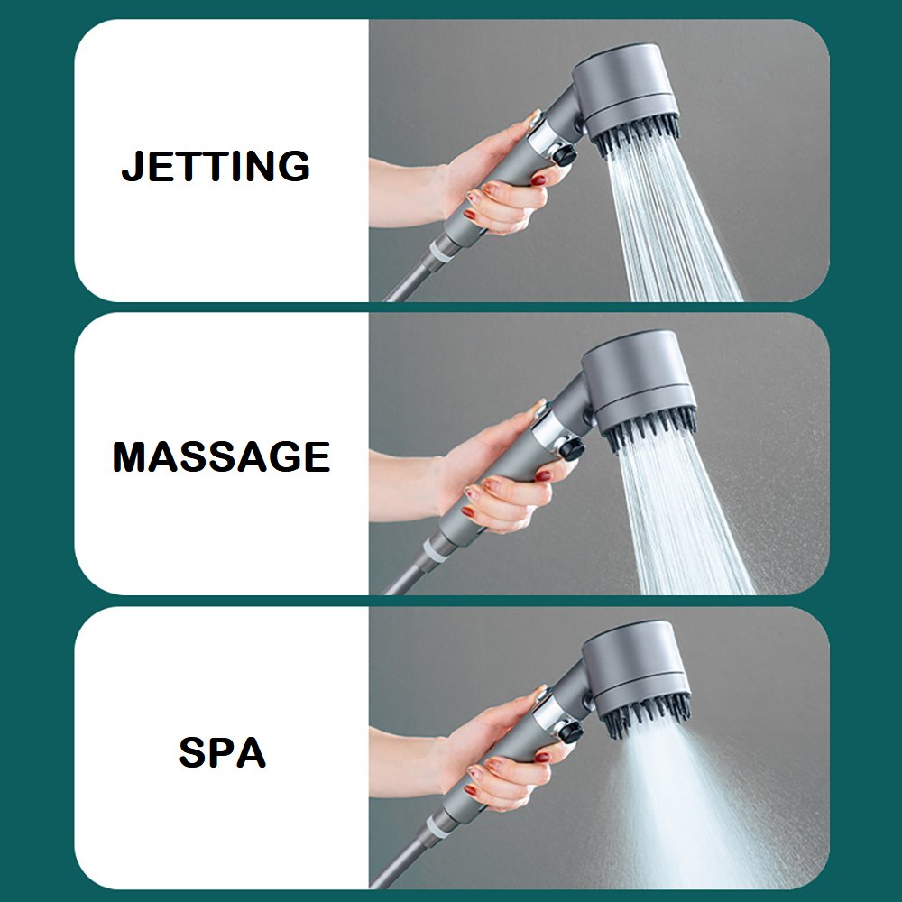 Pommeau de douche massant Showery Ecoflow 