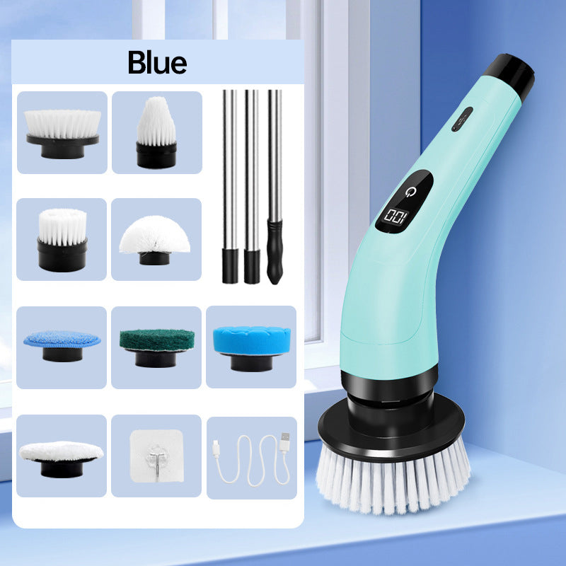 ScrubSwift™ 9-in-1 Electric Cleaning Brush — Effortless Power That Makes Every Surface Shine Instantly