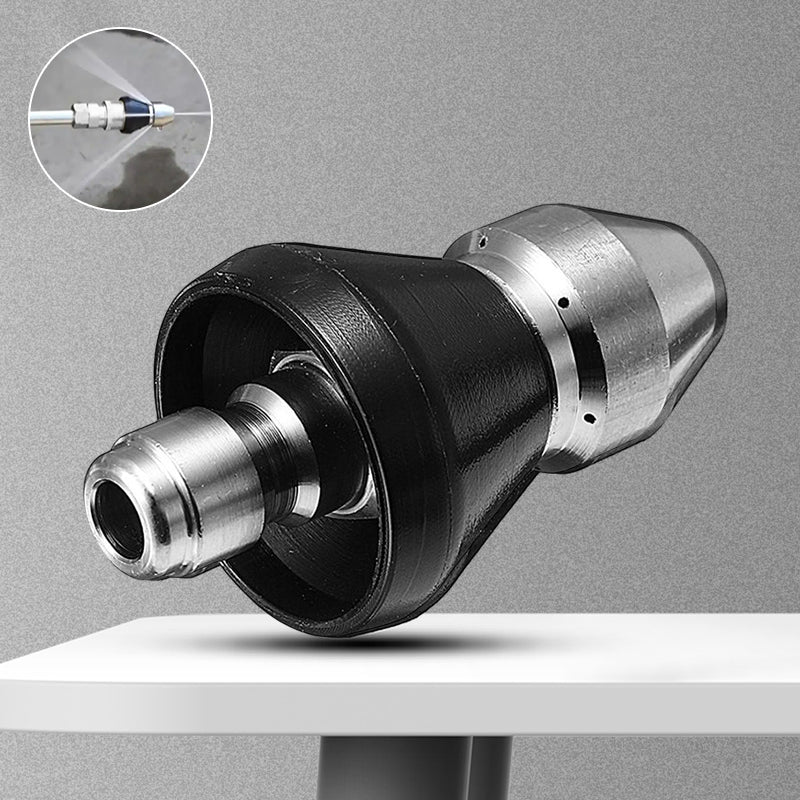 Sewer cleaning tool high-pressure nozzle