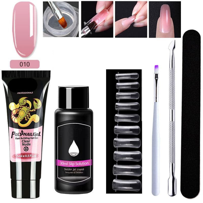 LustraVibe™ Nail Art 7-Piece Set — Salon-Quality Nails That Shine, Flex, and Protect Your Natural Beauty for Weeks