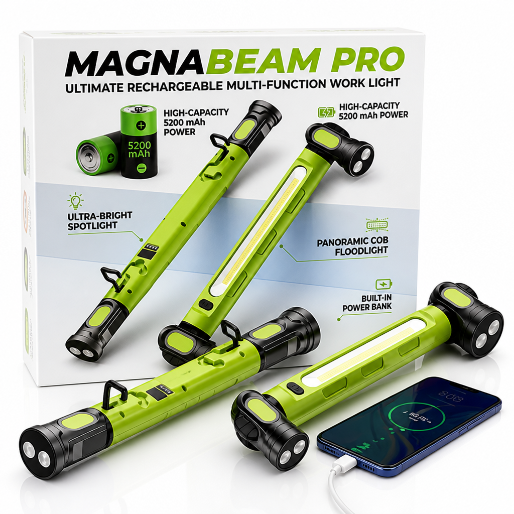 VantaBeam™ — Hands-Free Light That Saves Your Night and Powers Your Phone