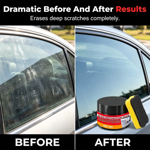 ClarityPro™ Glass Rescue Paste — Instantly Erase Scratches and Reveal a Crystal-Clear Shine That Stays Spotless Longer