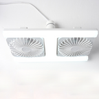 BreezeAura™ — Command Your Perfect Breeze and Radiant Light for Instant Home Bliss