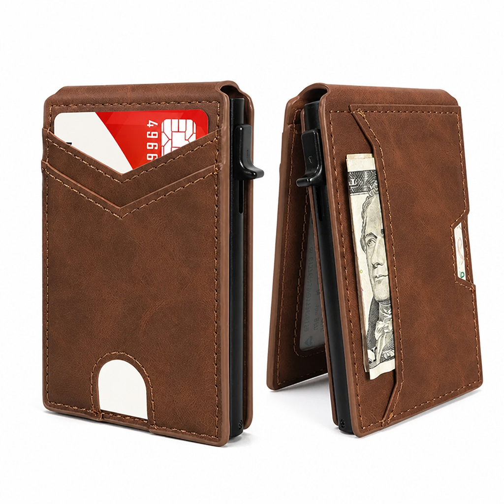 ZephyrGuard™ Slim RFID Wallet — Carry Confidence in a Sleek, Bulletproof Shield