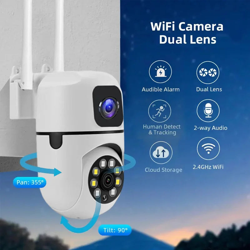 ClariGuard™ Dual Lens Security Camera — Take Full Control of Every Moment and Sleep Soundly Every Night
