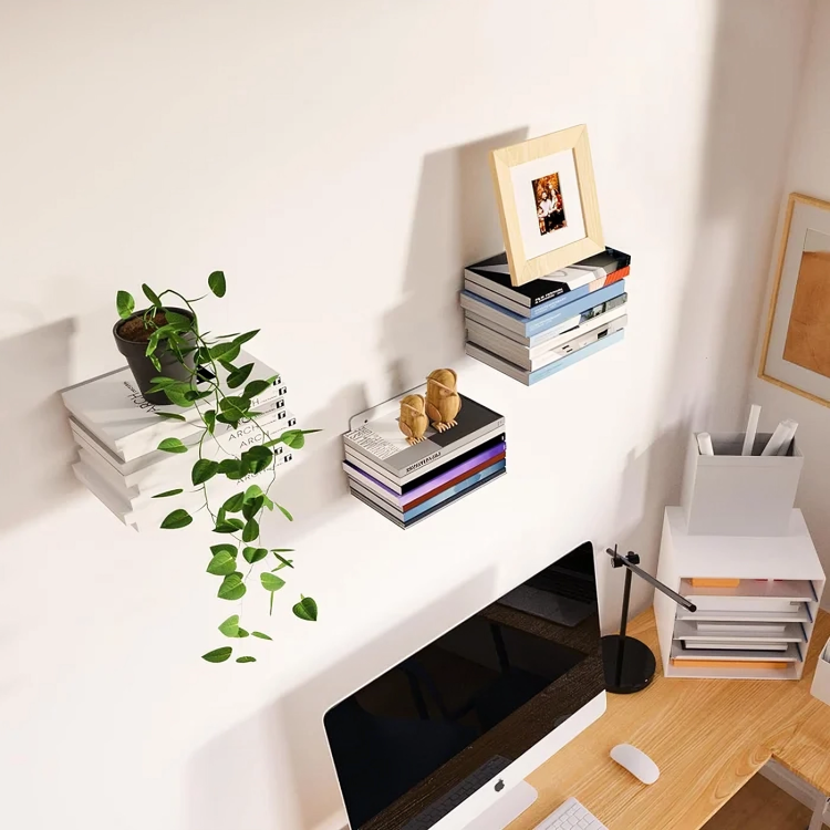 Display your books as if by magic with this invisible shelf