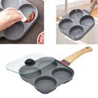 SunnySip™ 4-Cup Egg Frying Pan — Perfectly Cooked Mornings with Zero Stress and Effort