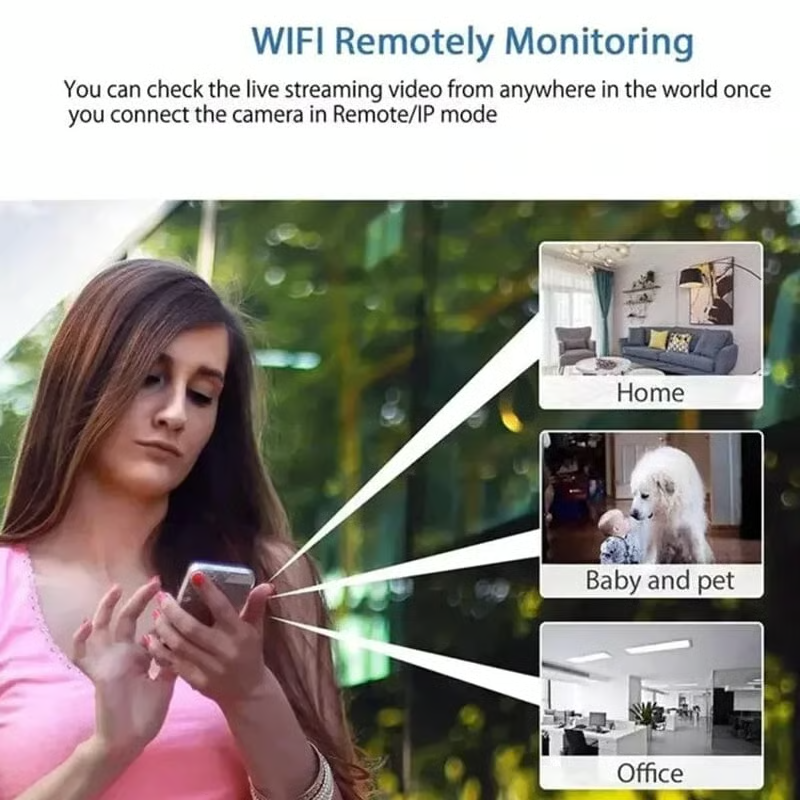 VigilLens™ Mini Camera — Stay Effortlessly Connected and Secure, Day and Night