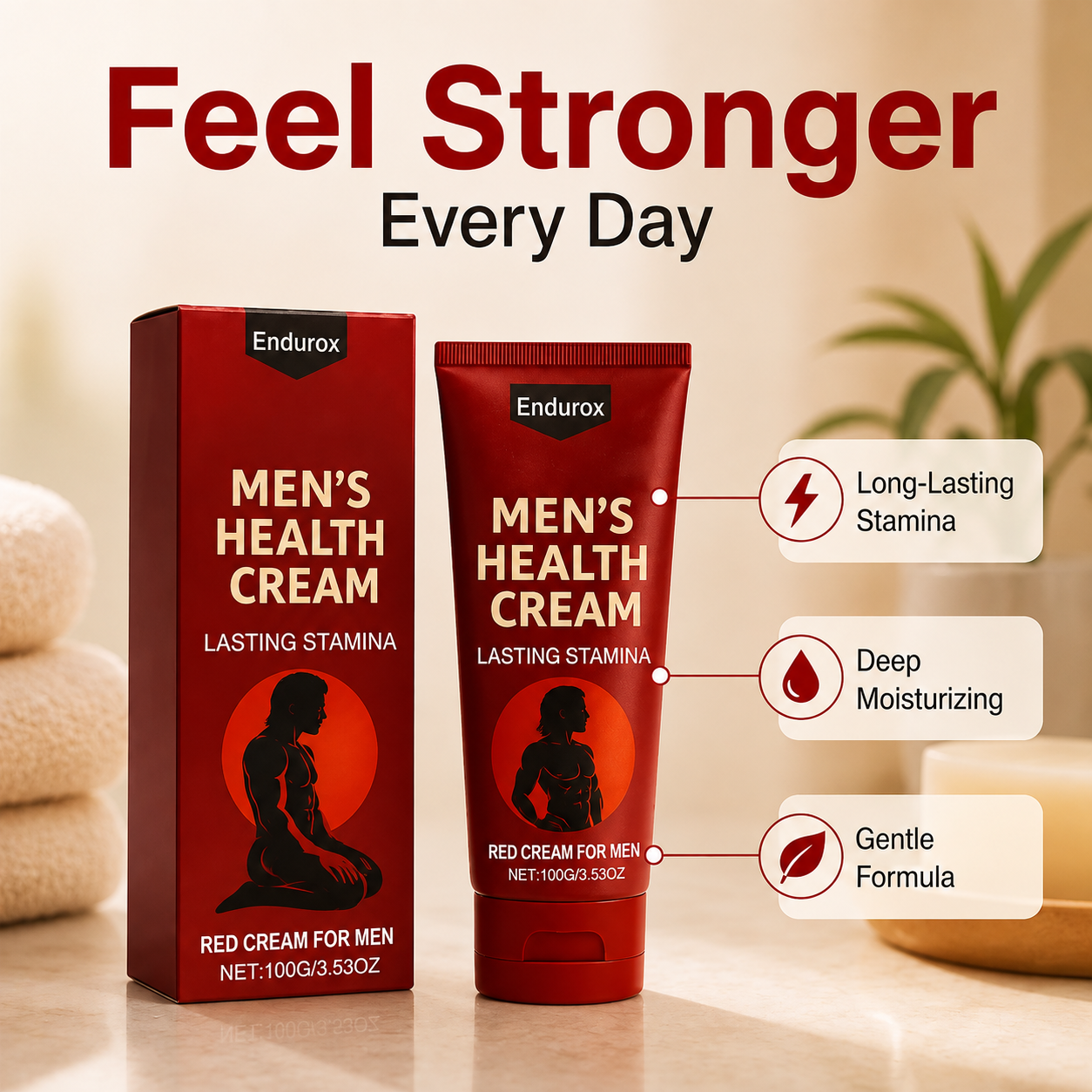 Endurox™ Men's Performance Cream — Ignite Your Power and Own Every Moment with Unstoppable Energy
