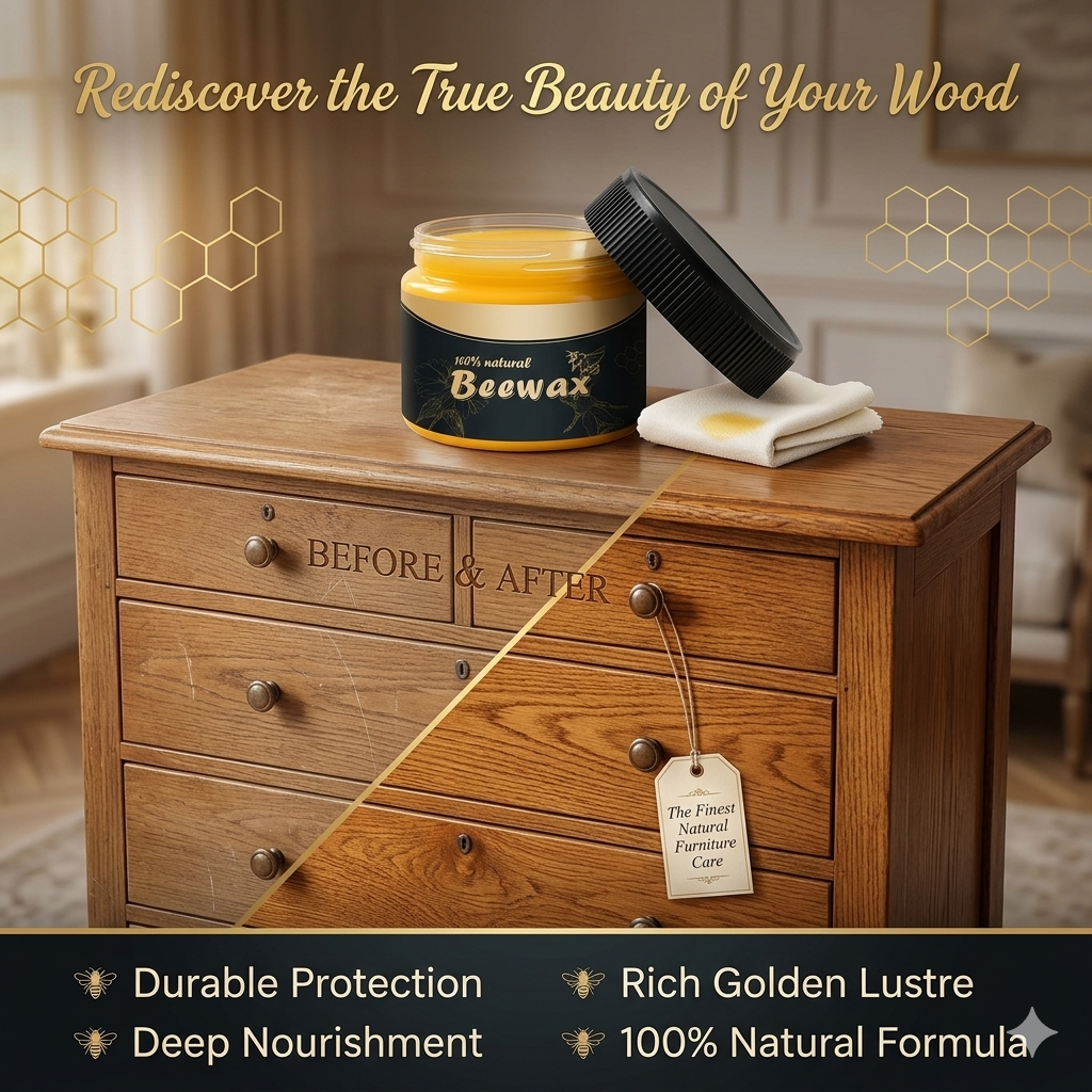 BeeLux™ — Instantly Revive Your Wood’s Rich, Silky Glow and Protect Its Beauty for Years