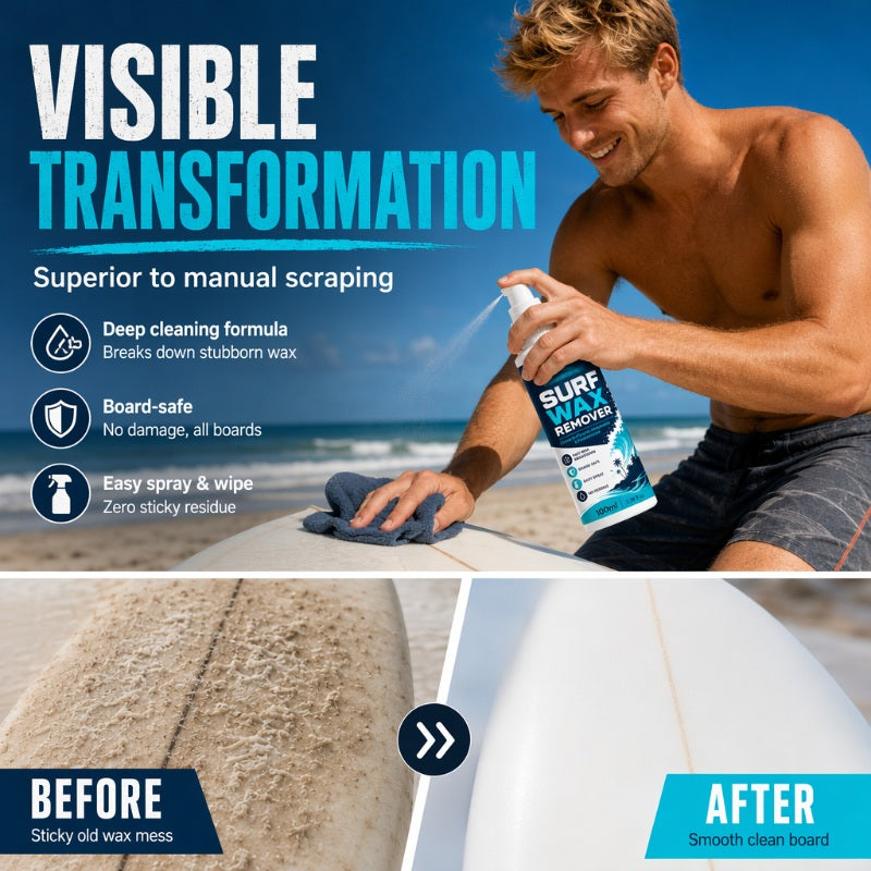 AquaShine™ Wax Remover Spray — Instantly Restore Your Board’s Grip and Shine for Unstoppable Waves