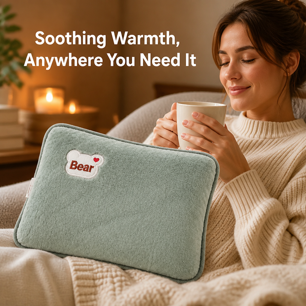 WarmEase™ — Wrap Yourself in Safe, Soothing Warmth Anytime, Anywhere