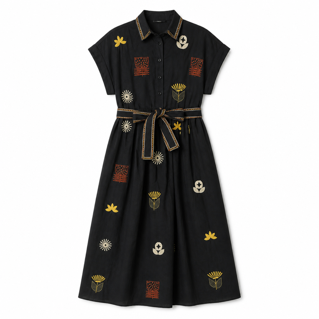 SolariMist™ Shirt Dress — Radiate Cool Comfort and Effortless Summer Style