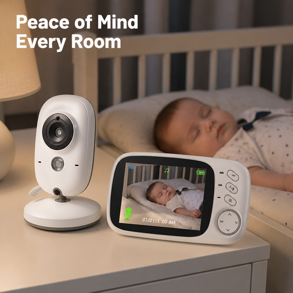 NurturaView™ Baby Monitor — Feel close to your baby, even from another room
