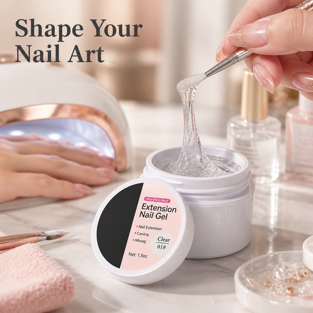 GlowSculpt™ Solid Builder Gel — Sculpt Salon-Worthy Nails with Less Mess and More Control