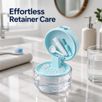 ClearGlide™ — Effortless Retainer Care That Keeps You Fresh, Clean, and Ready to Go