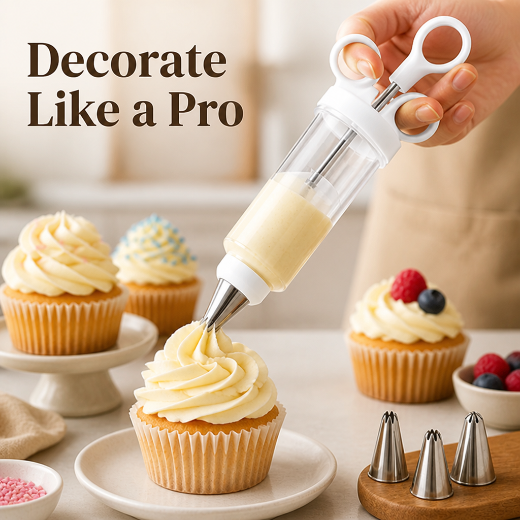 ZenPuff™ Decorating Gun — Unleash Mess-Free Masterpieces with Every Squeeze
