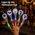 SpectraShine™ LED Finger Rings — Ignite Instant Wonder and Endless Halloween Smiles