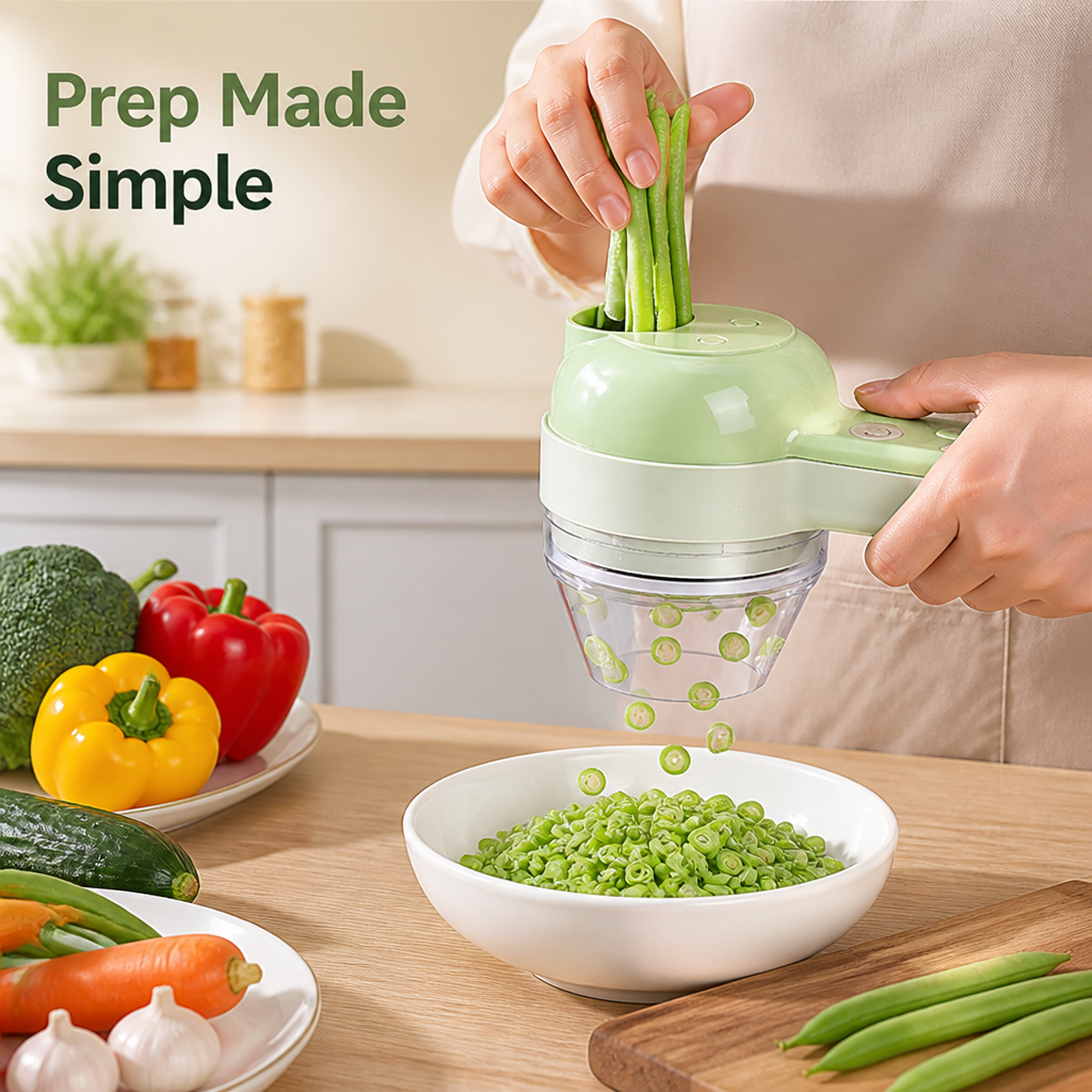 TurboSlice™ — Master Meal Prep with Speed, Power, and Mess-Free Precision