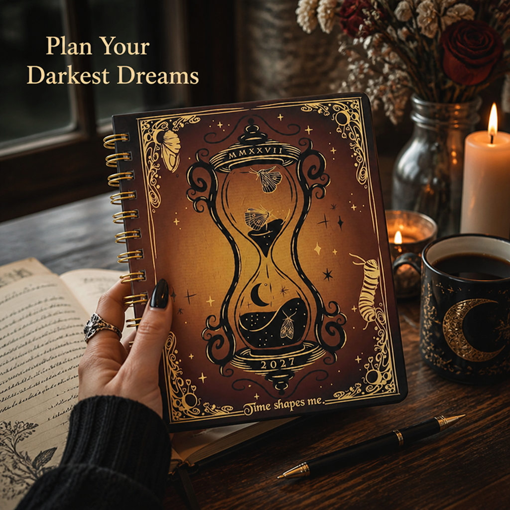 ShadowLuxe™ 2027 Weekly Planner — Own Your Year with Effortless Focus and Dark Elegance