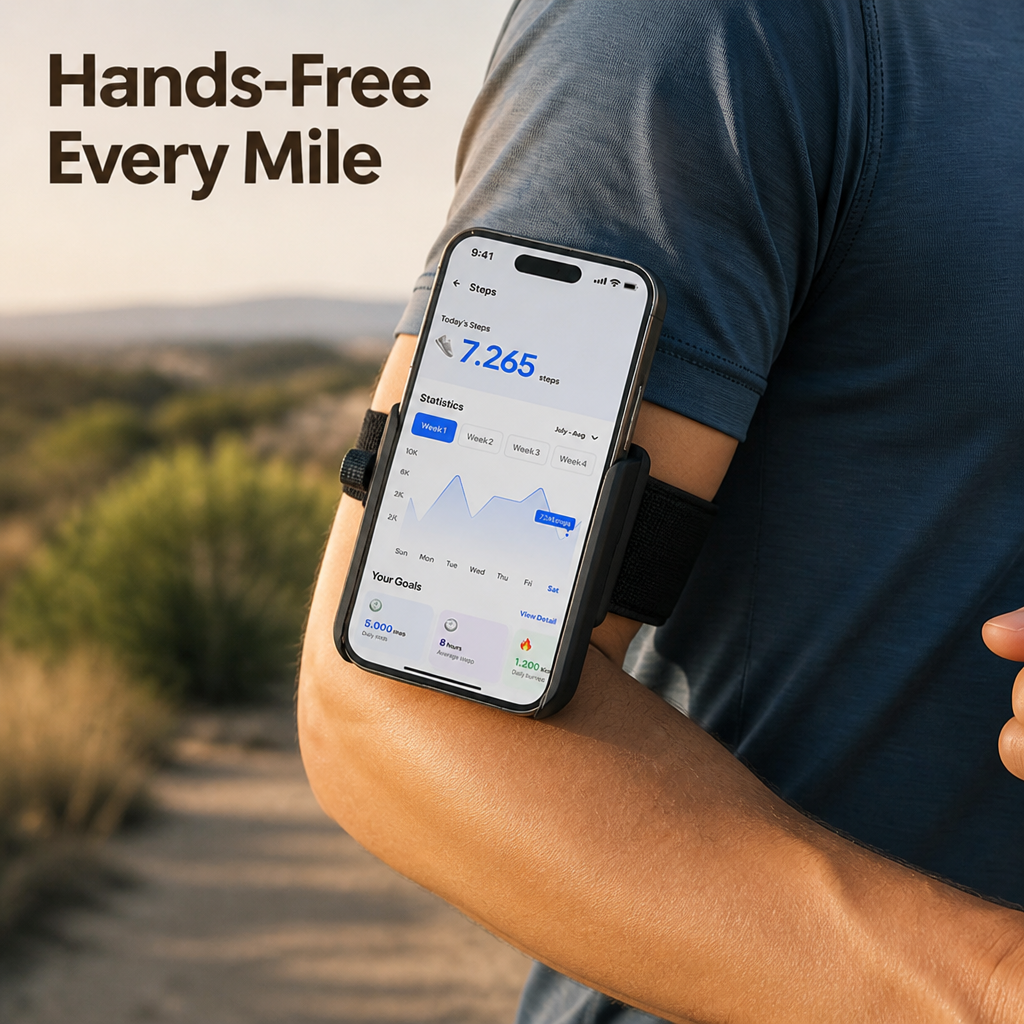 FlexHalo™ 360° Rotatable Phone Holder — Stay Unshakably Connected and Hands-Free All Day Long