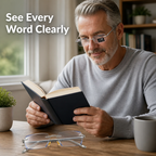 VeroSight™ Smart Zoom & Color-Shifting Reading Glasses — Instantly Refresh Your Eyes and See Every Detail with Effortless Clarity