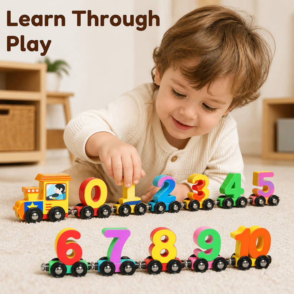 LuminaCar™ Number Express — Watch Your Toddler Light Up with Confidence and Joyful Learning