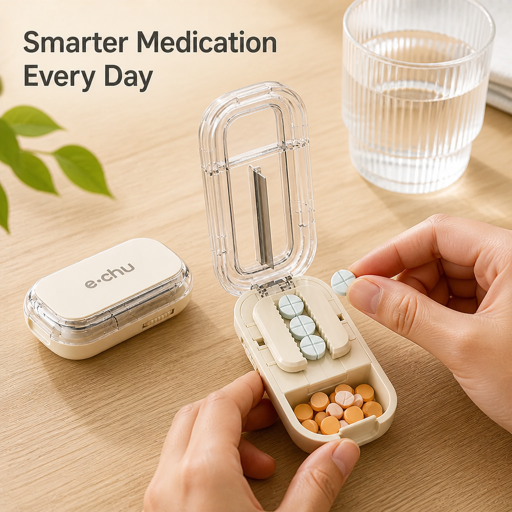 SwiftSplit™ — Effortless Pill Prep for Perfectly Precise Doses Every Time