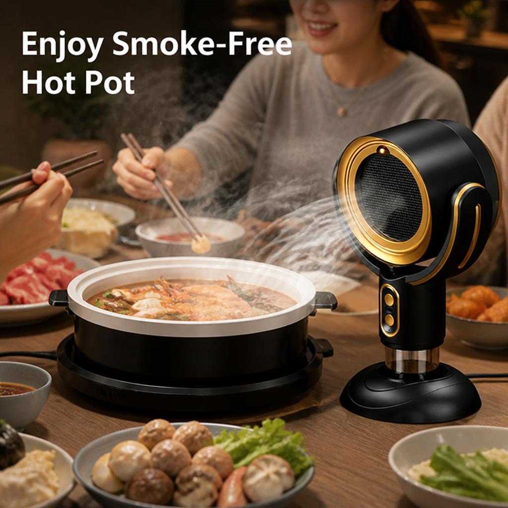 SavorAir™ — Enjoy Hot Pot Without Smoke and Lingering Odors Taking Over the Table
