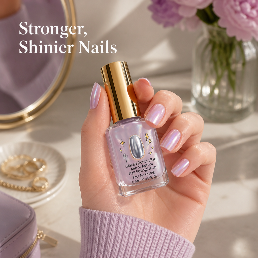 LumaLuxe™ Nail Elixir — Unleash Rock-Solid Nails with a Hypnotic Lilac Glow