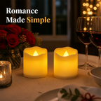 LuminaFlicker™ — Instantly Enchant Any Space with Safe, Mesmerizing Candlelight