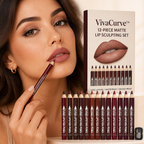 VivaCurve™ 12-Piece Matte Lip Sculpting Set — Unleash Bold, All-Day Confidence with Perfectly Defined Lips