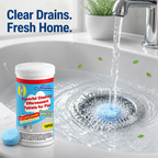 ClariFlow™ Effervescent Tablets — Effortless Fizzing Power That Clears Clogs and Refreshes Your Home Instantly