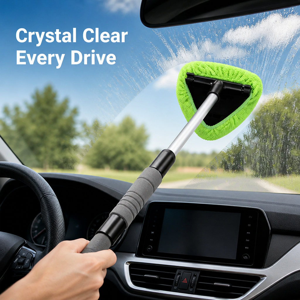 GlareSweep™ — Clean Every Corner Without Breaking a Sweat
