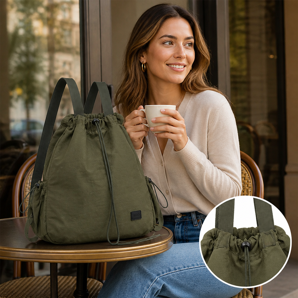 VioraLuxe™ Drawstring Tote Backpack — Carry More, Stress Less, Look Effortlessly Stunning