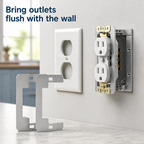 FlushAlign™ — Give Recessed Outlets a Cleaner, More Finished Look Without Reworking the Wall