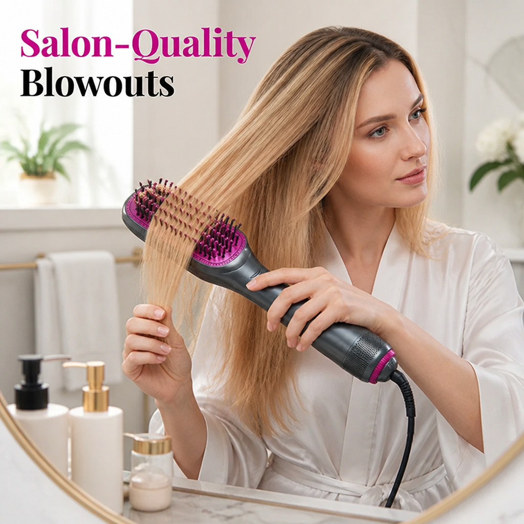 Driora™ — Salon-Smooth Blowouts at Home in One Easy Step