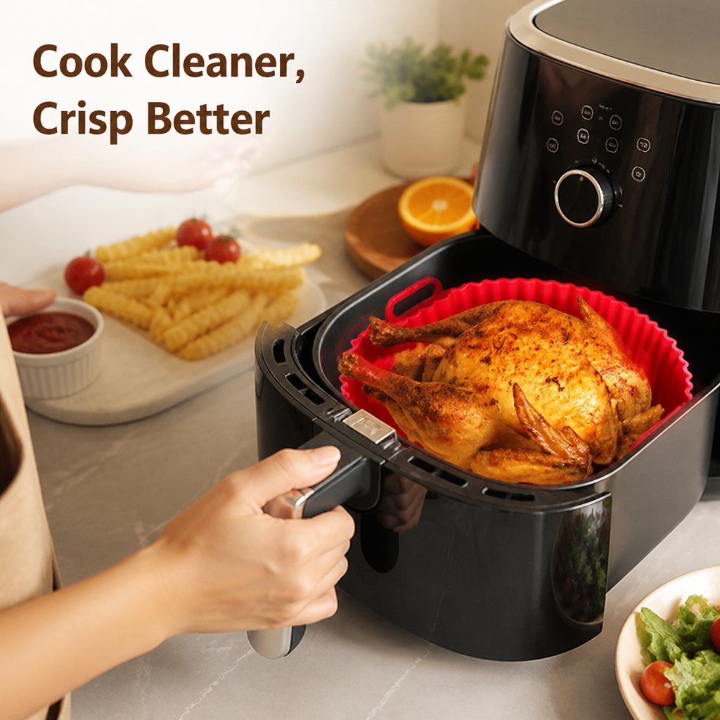 CrispaMat™ — Cook Cleaner, Crisp Better, Stress Less Every Time