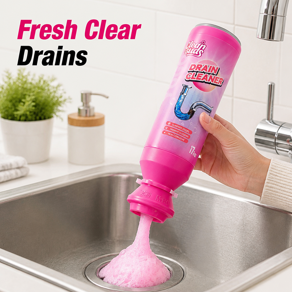 PureFoam™ — Clear Clogs and Crush Odors for Drains That Feel Brand New