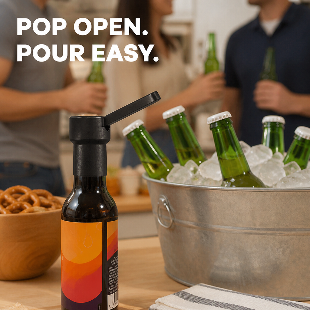 SnapLift™ — Open Every Bottle Effortlessly Without the Struggle or Mess