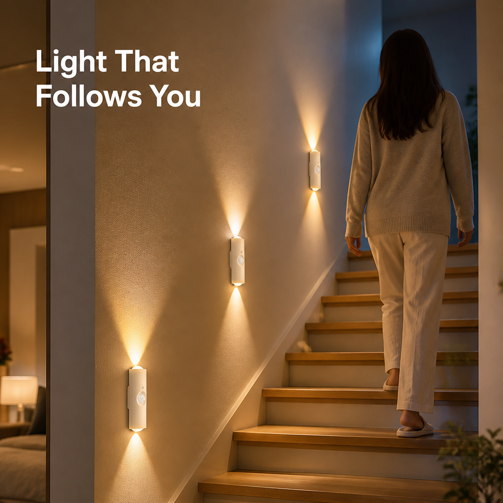 LumiAura™ — Light That Welcomes You Home with Instant, Personalized Glow