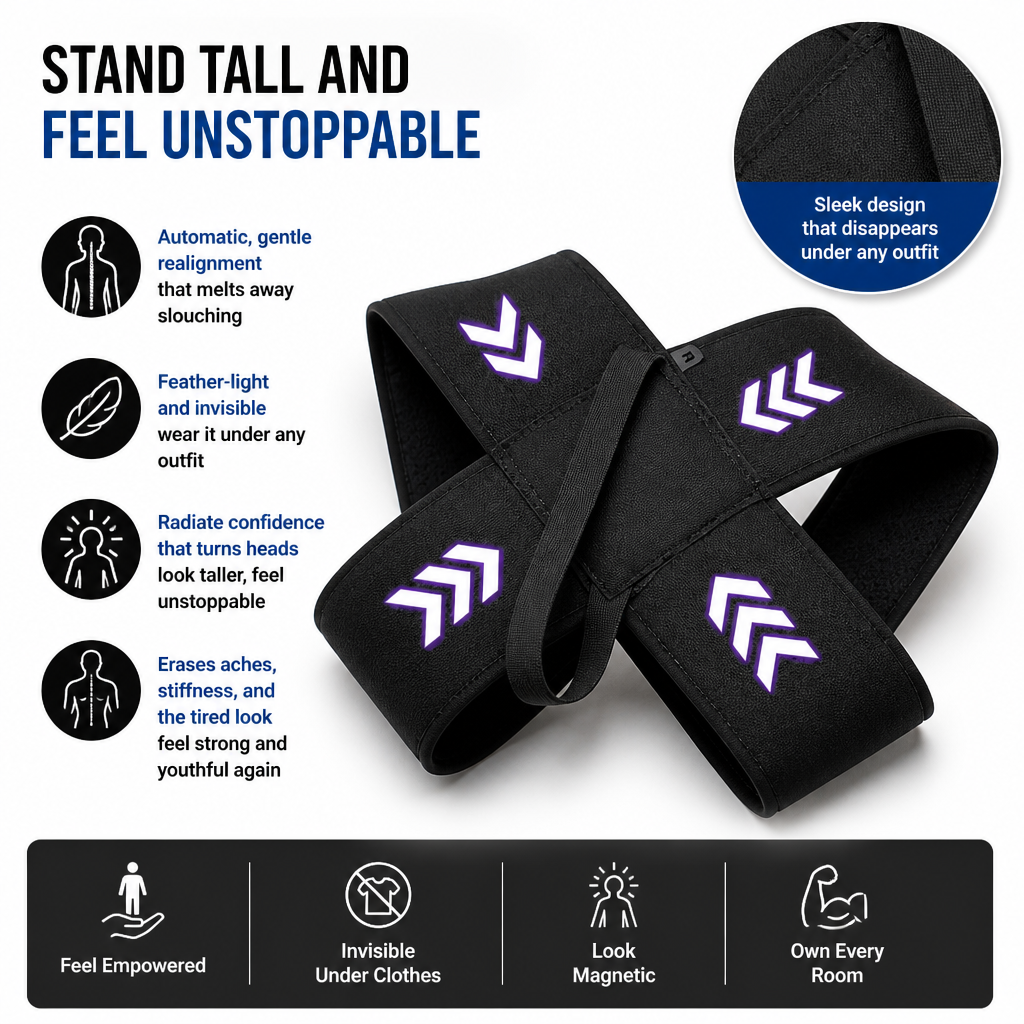 BackBoost™ — Stand Taller, Feel Stronger, Own Every Room