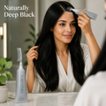 NightSilk™ Comb Dye — Ignite Deep, Silky Black Shine That Feels Alive and Natural