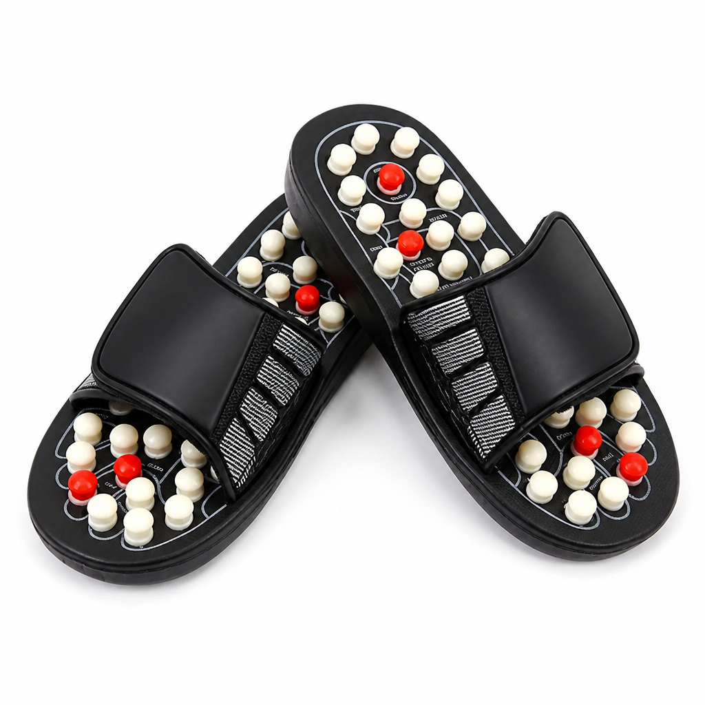 SolaraZen™ Acupressure Slippers — Melt Away Stress and Power Up Every Step