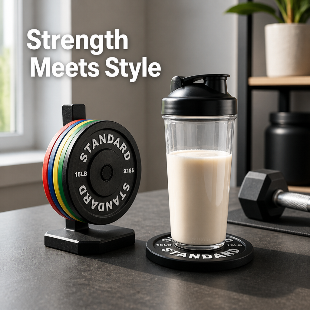 IronGrind™ Plate Coasters — Lock Your Drink, Crush Every Spill, and Elevate Your Space with Power