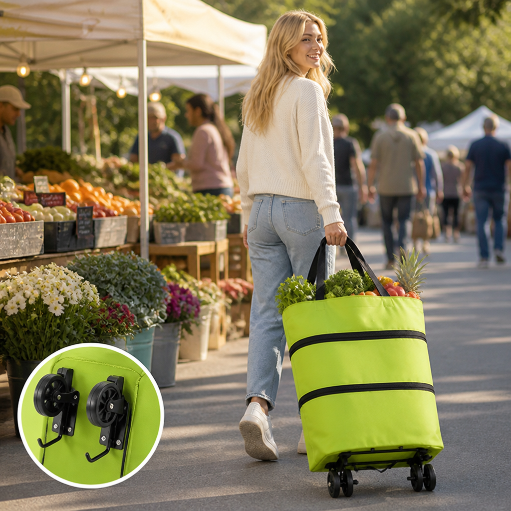 FlexiCart™ — Carry More, Stress Less, and Glide Through Life with Effortless Ease