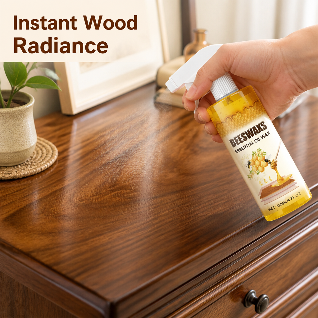 GlowMantle™ — Instantly Transform Dull Wood into a Radiant, Touch-Worthy Showpiece
